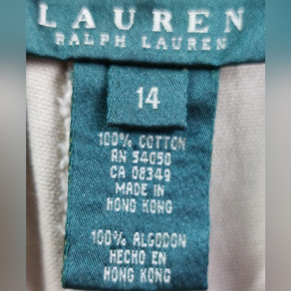 Lauren Ralph Lauren 1967 Pants Womens Size 14 (35x27) Drawstring Green Label - Picture 3 of 8